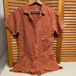 Young Fabulous & Broke Terracotta Romper